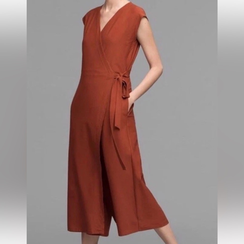 Eileen Fisher Rust Jumpsuit